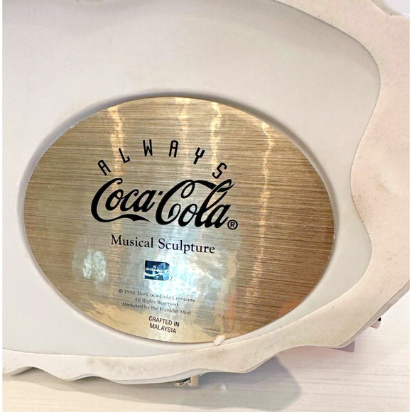 1998 Coca Cola Always Franklin Mint Wind Up Musical Motion Sculpture Truck-NICE! - Picture 11 of 13